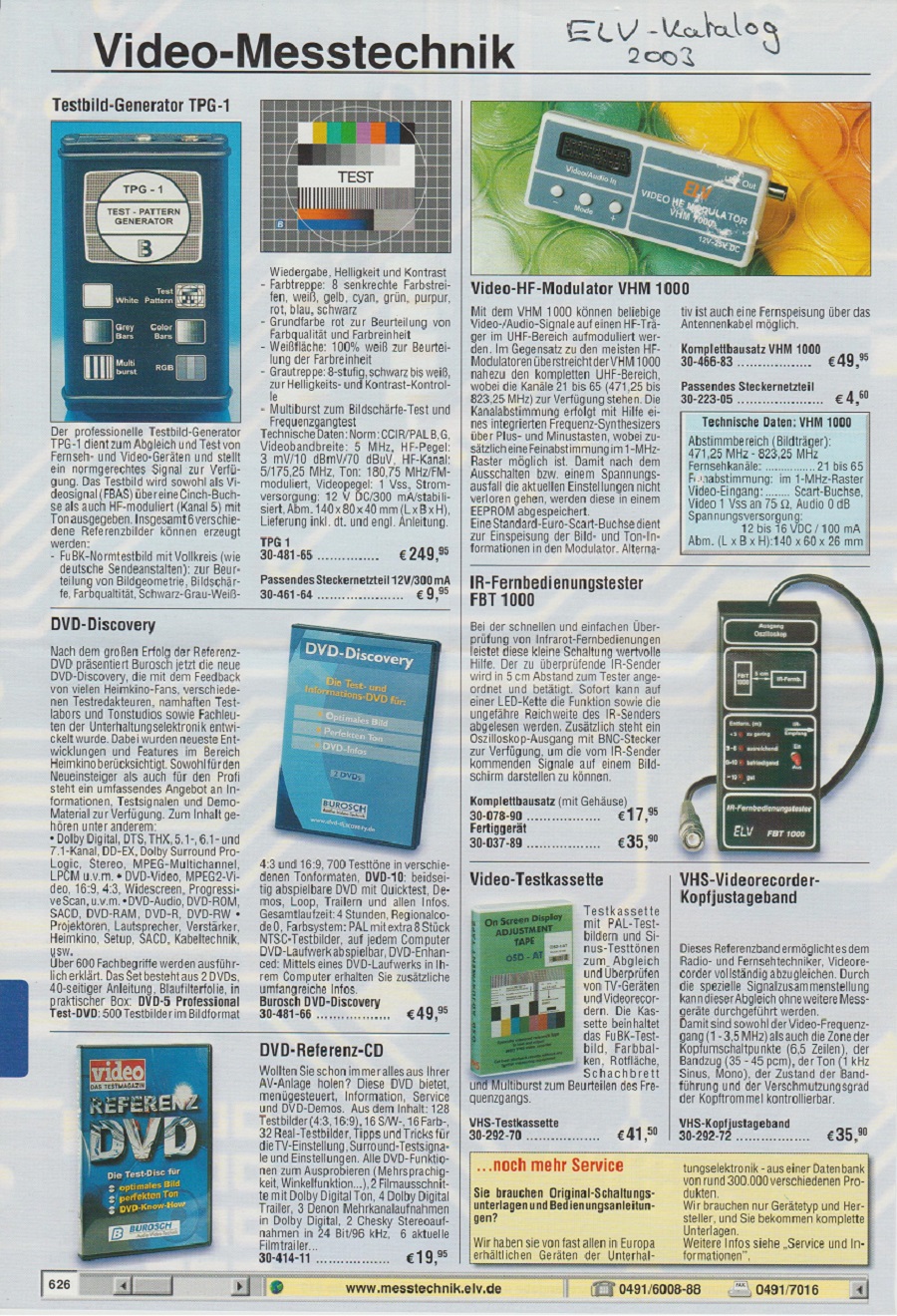 ELV-Katalog 2003